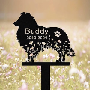 Sheltie garden statue - Etsy 日本