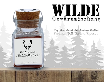 Wildbengel Wild Cube Spice | Spice mixture | Vegetables | Meat | Food | Recipe | Herbs | Spices | Glass | Goulash | Salt | Herbs