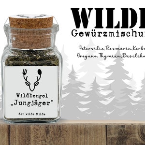 Wildbengel Jungjäger spice | spice mix | meat | fish | food | recipe | herbs | spices | glass | pizza | steak | Mediterranean
