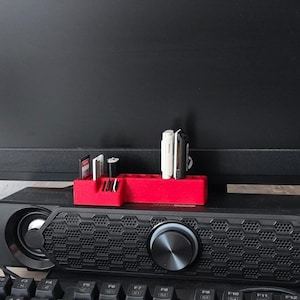 3D printing | USB micro/SD card organizer | Desk | Desktop | Office