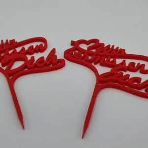 3D print grave decoration lettering &quot;We miss you&quot;
