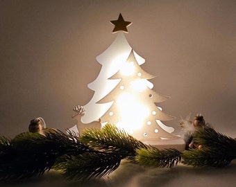 3D printing | Christmas tree | Reindeer tree Christmas | Table decoration | Illuminated Christmas tree | Christmas gift