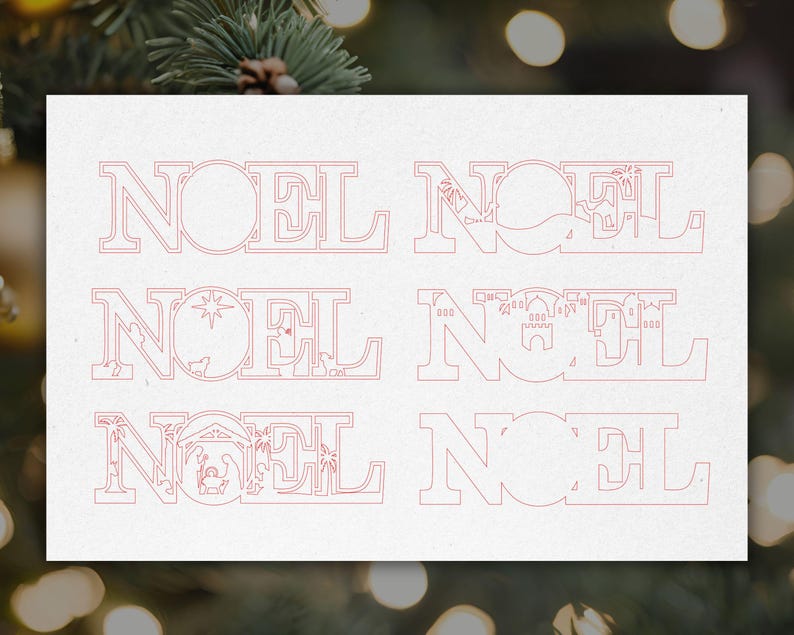 Multilayer Noel Nativity Scene Laser Cut, Nativity Scene Laser Cut, Noel SVG, Wooden Table Decoration, Laser Cut File, Xtool, Glowforge image 3