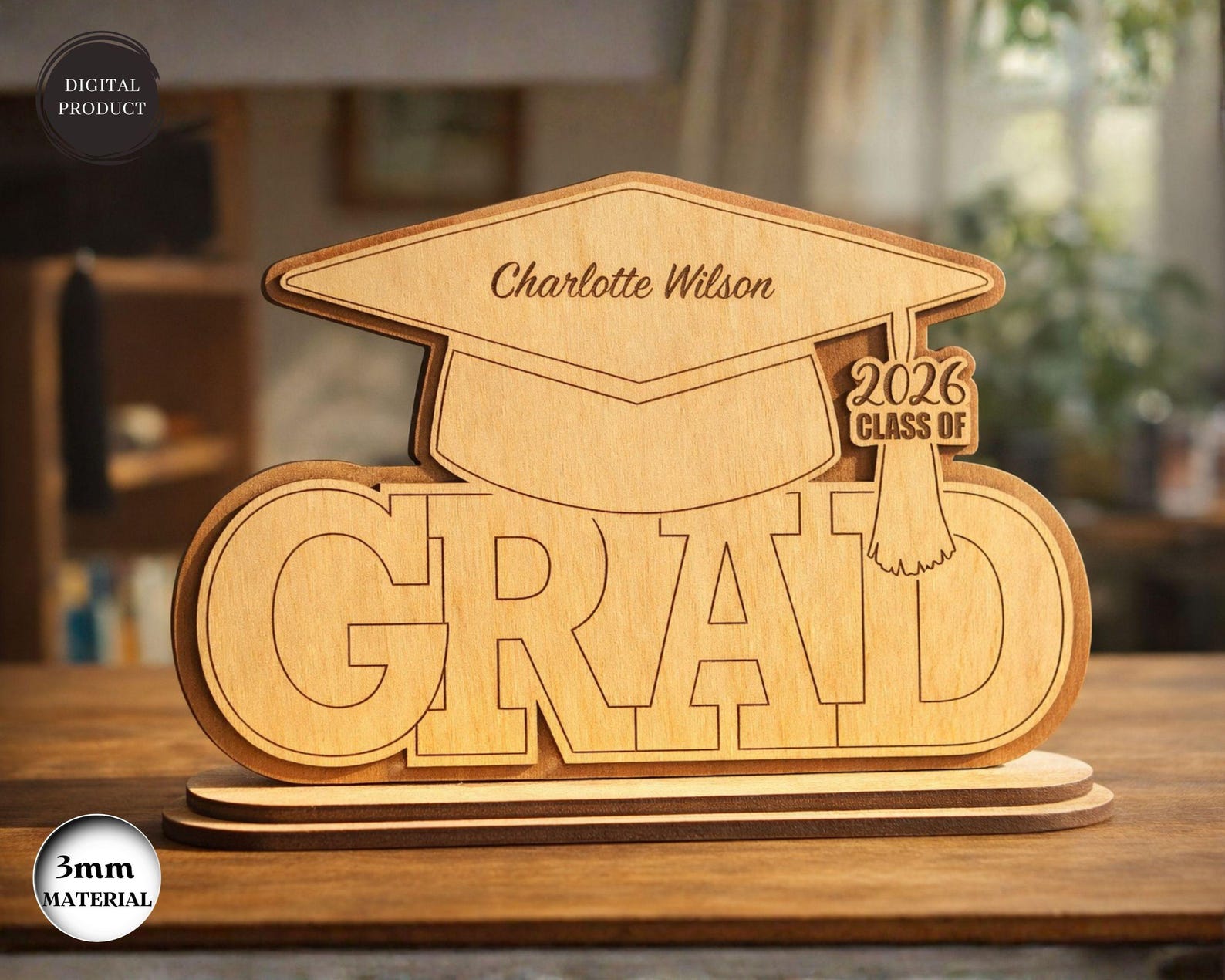 Graduation Signature Item Examples Grad 2026 Signature Sign Laser Cut, Graduation Gift, Grad Signature ...