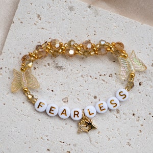 Friendship bracelets Eras Tour Fearless collection Fearless