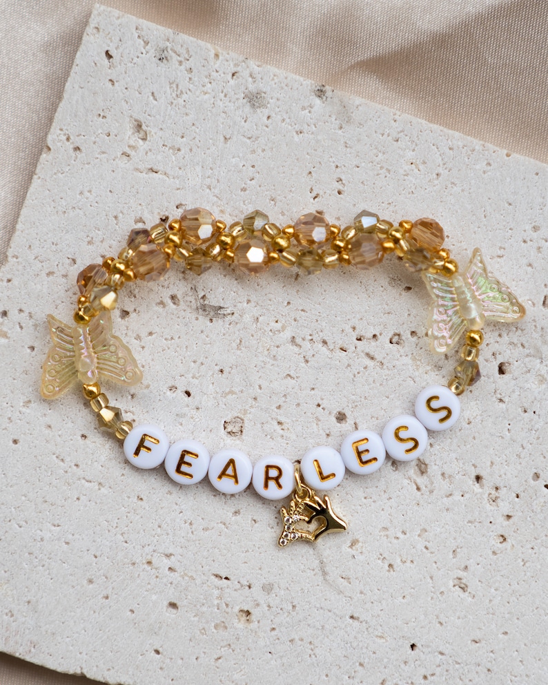 Friendship bracelets Eras Tour Fearless collection Fearless