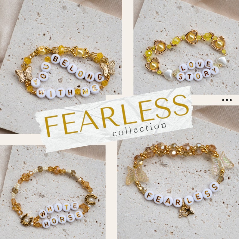 Friendship bracelets Eras Tour Fearless collection image 1