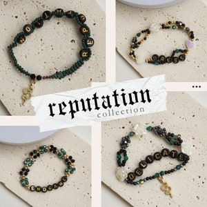 Friendship bracelet Taylor Swift Eras Tour Reputation collection image 1