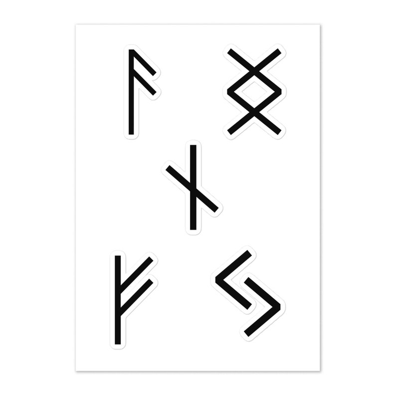Undead Rune Sticker Rune Sticker Sheet - Etsy