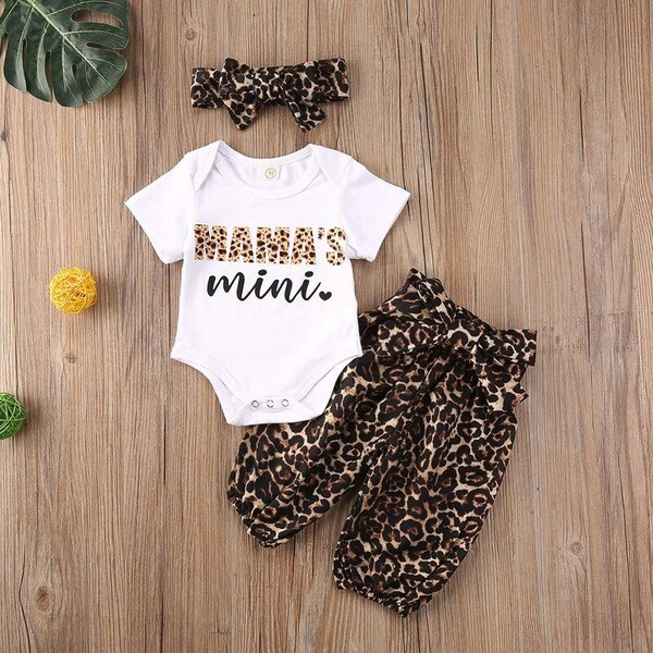 Leopard Baby Girl Etsy