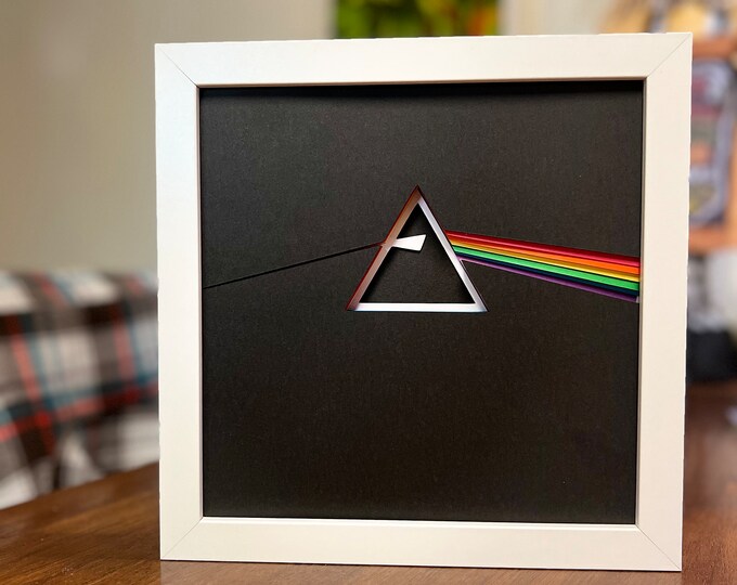 Pink Floyd Dark Side of the Moon Shadowbox Etsy