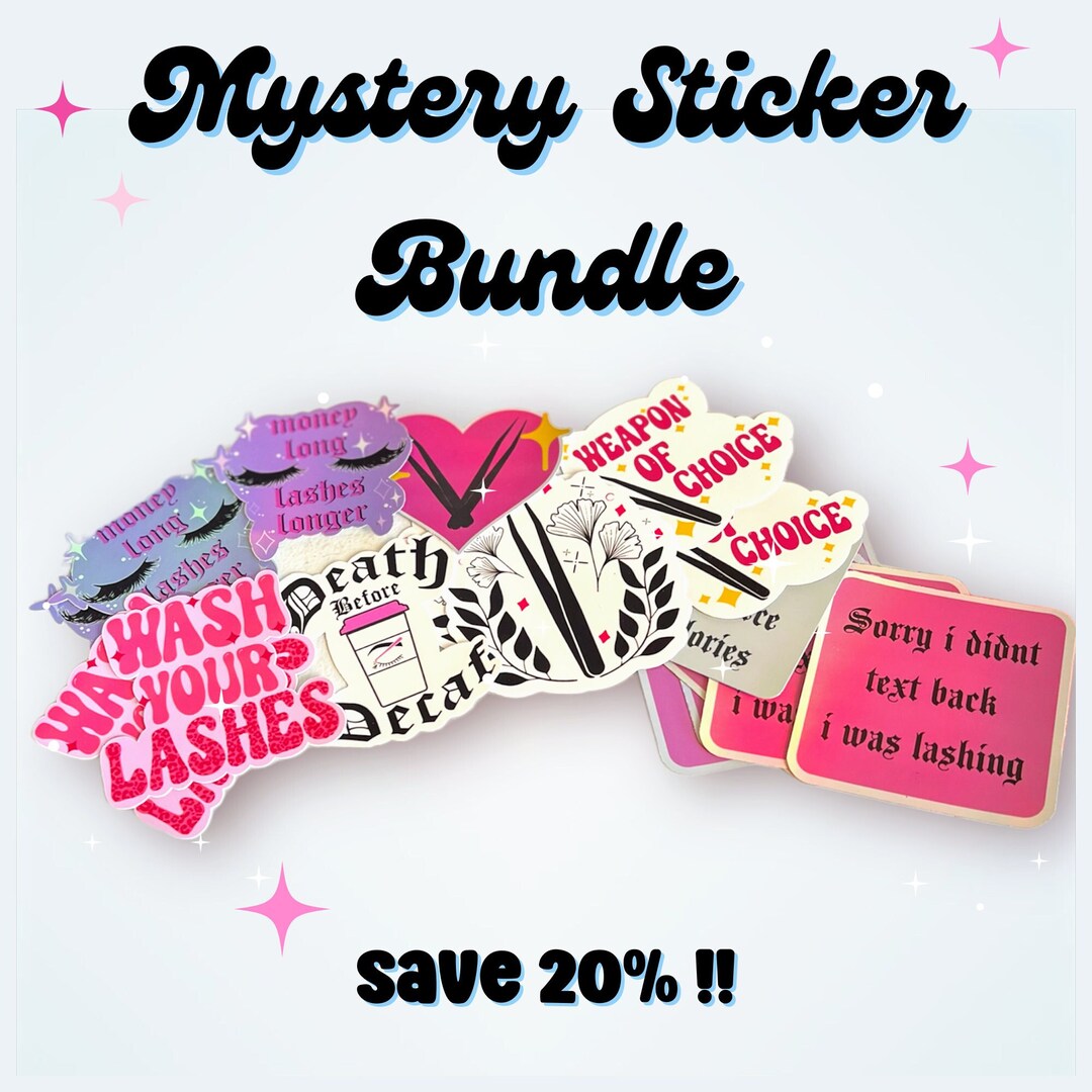 Lash Sticker Bundle, Lash Tech Sticker, Lash Artist Sticker
