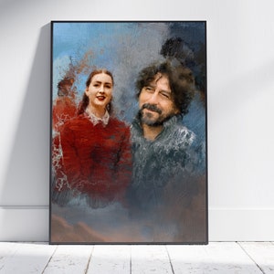 Custom Fathers day gifts Custom Portrait Gift for Dad Portrait From Photo Personalized Painting First Father’s Day Gift Gift for Dad