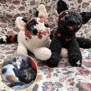 Custom Crochet Cat Plush: Personalized Stuffed Animal