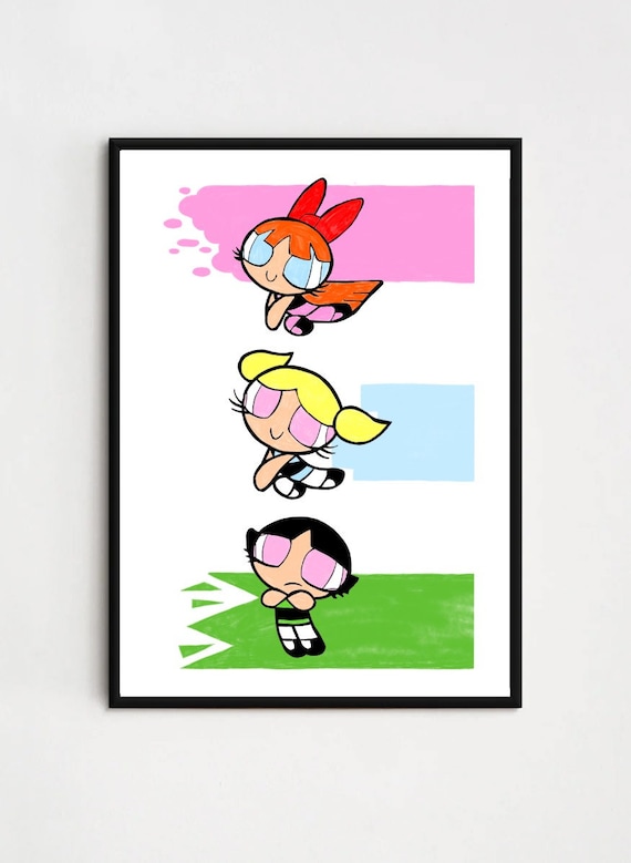 The Powerpuff Girls Digital Drawing - Etsy