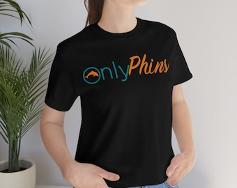 OnlyFins Dolphin gift tee.  Miami Football tee