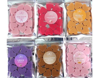 Heart Wax Melts, Valentines Day Feminine Scents for Wax Warmer