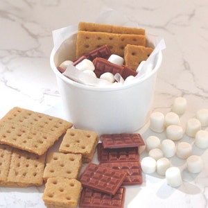 Bonfire Smores Scented 1 oz. Handmade Wax Melt Beads Strong Scented  Fragrance Glitter Wax Melts for Warmer