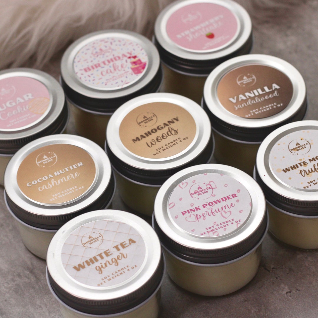 Candles Choose Your Scent, Soy Candles, Birthday Gifts, Bakery, Floral