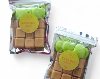 Caramel Apple Wax Melts – Fun Shapes with a Sweet & Cozy Scent - Scented Bag Of Wax Melts For Warmer