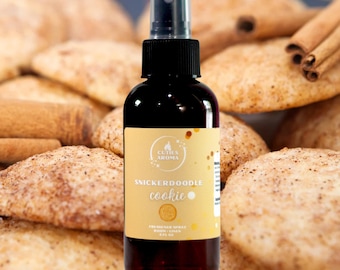 Snickerdoodle Cookie Room & Linen Spray, Strong Car Freshener, Holiday Scented Air Freshener, Bakery Multipurpose