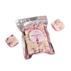 Birthday Cake Wax Melts – Wax Melts For Warmer, Realistic Cake Bites With Sprinkles, Gift Ideas