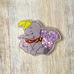 Disney dumbo acryl shakers | Haarelastiekje, sleutelhanger, plakboekversiering