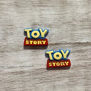Centro de arco de pelo / resina de Toy Story 3D, llavero, adorno de álbum de recortes