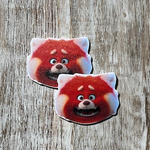 Centro de lazo para el cabello/resina plana con reverso plano rojo torneado, llavero, adorno para álbum de recortes