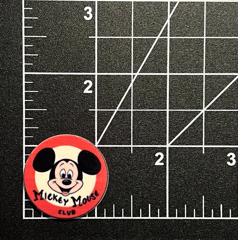 Magische herinneringen platte achterkant vlakke hars Mickey Verslaafde, Mickey Mouse Club, Disneyland Haarboogcentrum, sleutelhanger, plakboekversiering Mickey Mouse Club