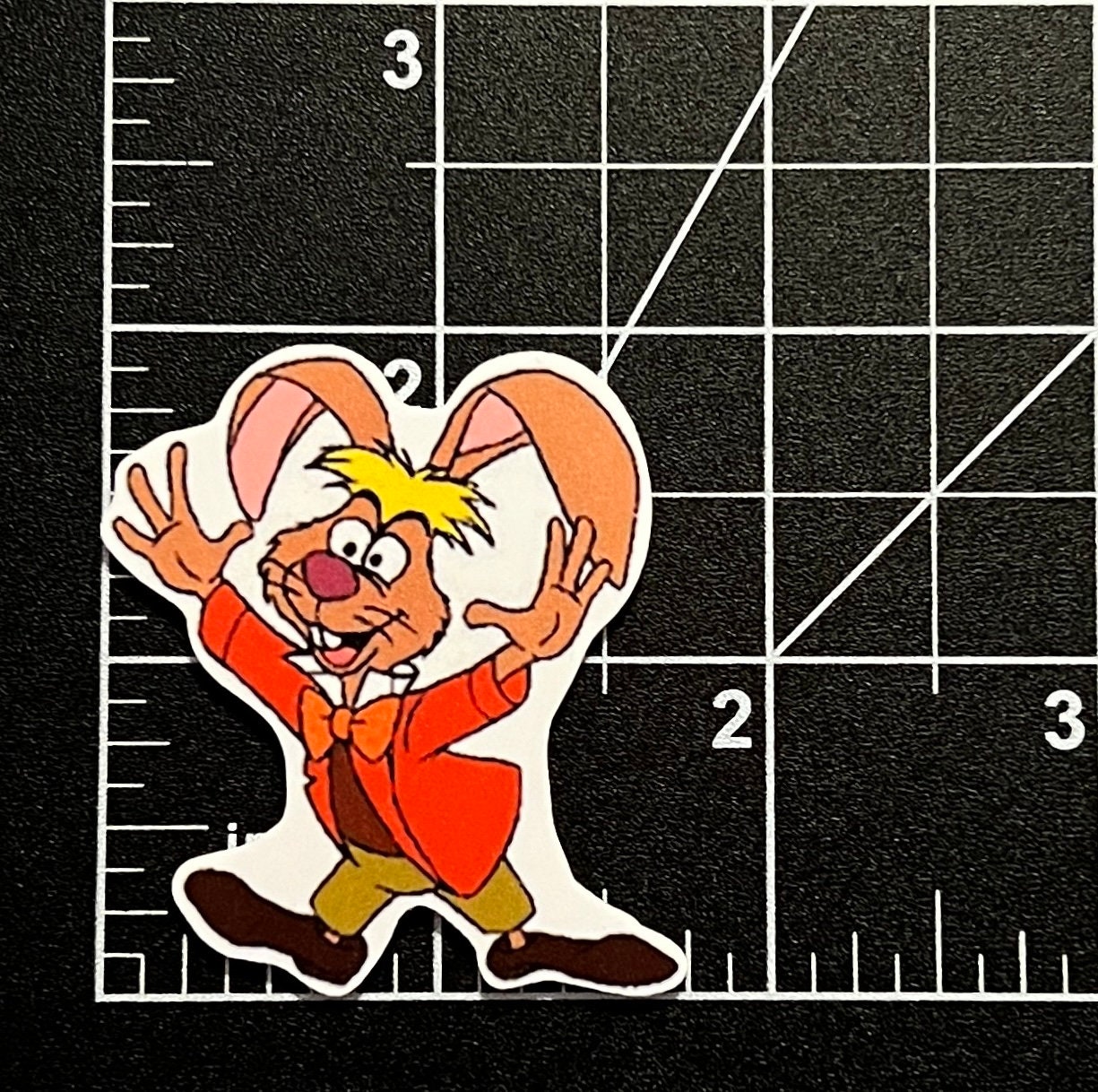 Alice in Wonderland Flat Back Planar Resin Cheshire Cat, White Rabbit ...