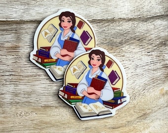 Belle Resin Flatback | Beauty and the Beast Embellishment