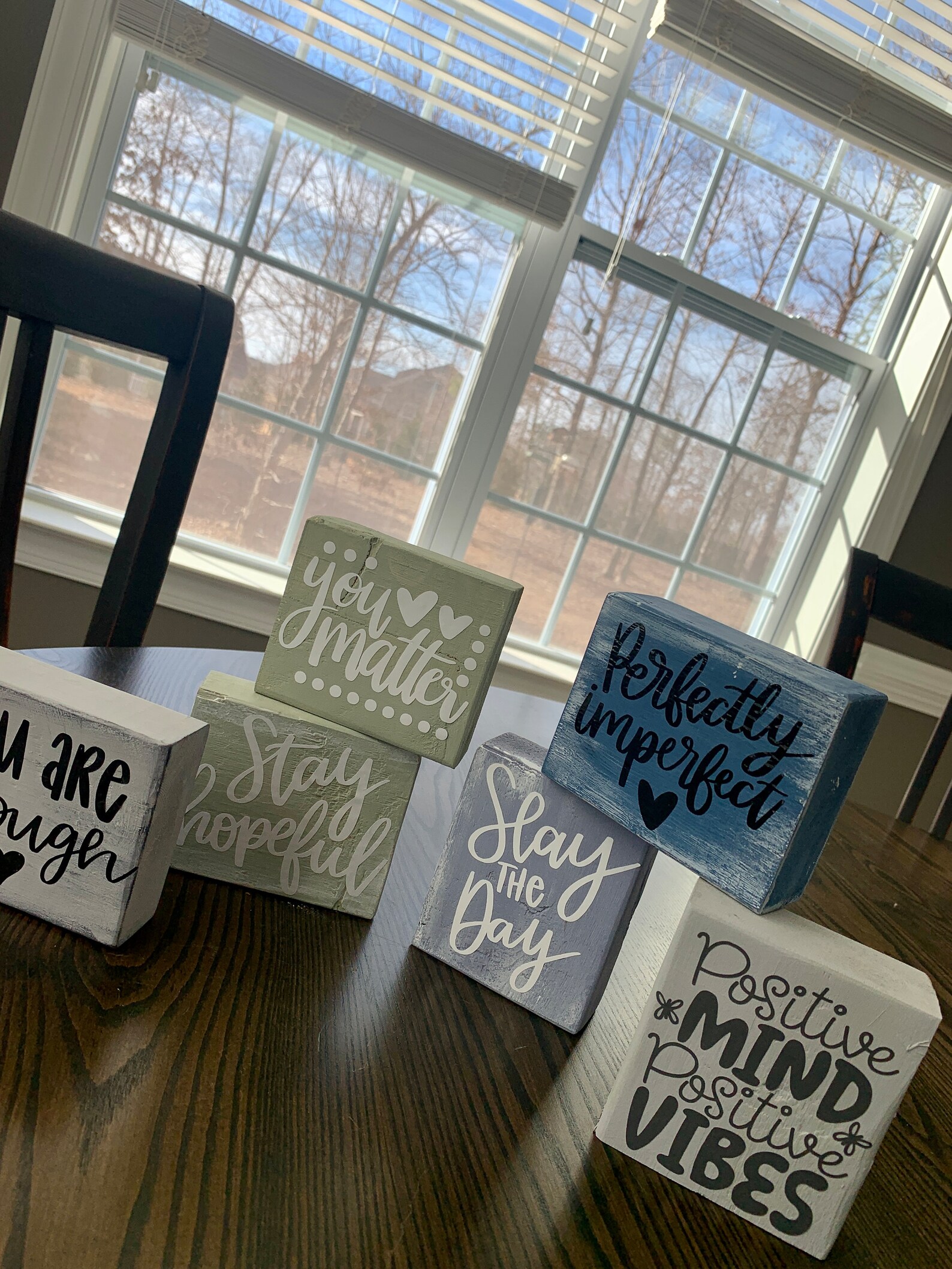 Quote Block, Inspirational Quote Block, Shelf Sitter, Wood Block, Wood