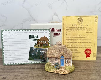 リリパットレーン79☆ Honeysuckle Plaque LILLIPUT LANE Honeysuckle Plaque, Collectors Club 10th Anniversary