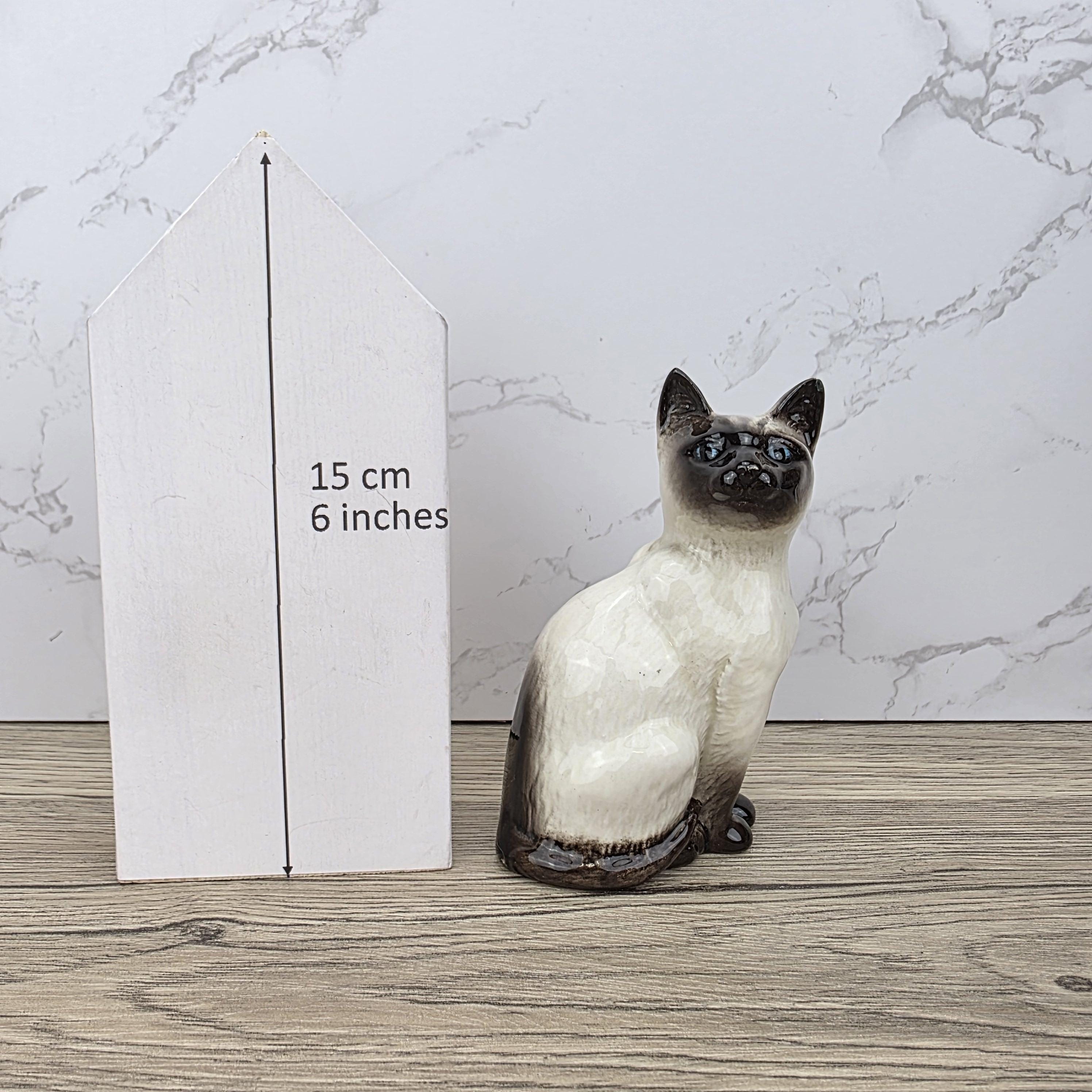 ヴィンテージ ベスウィック シャム猫の置物：イギリスの磁器