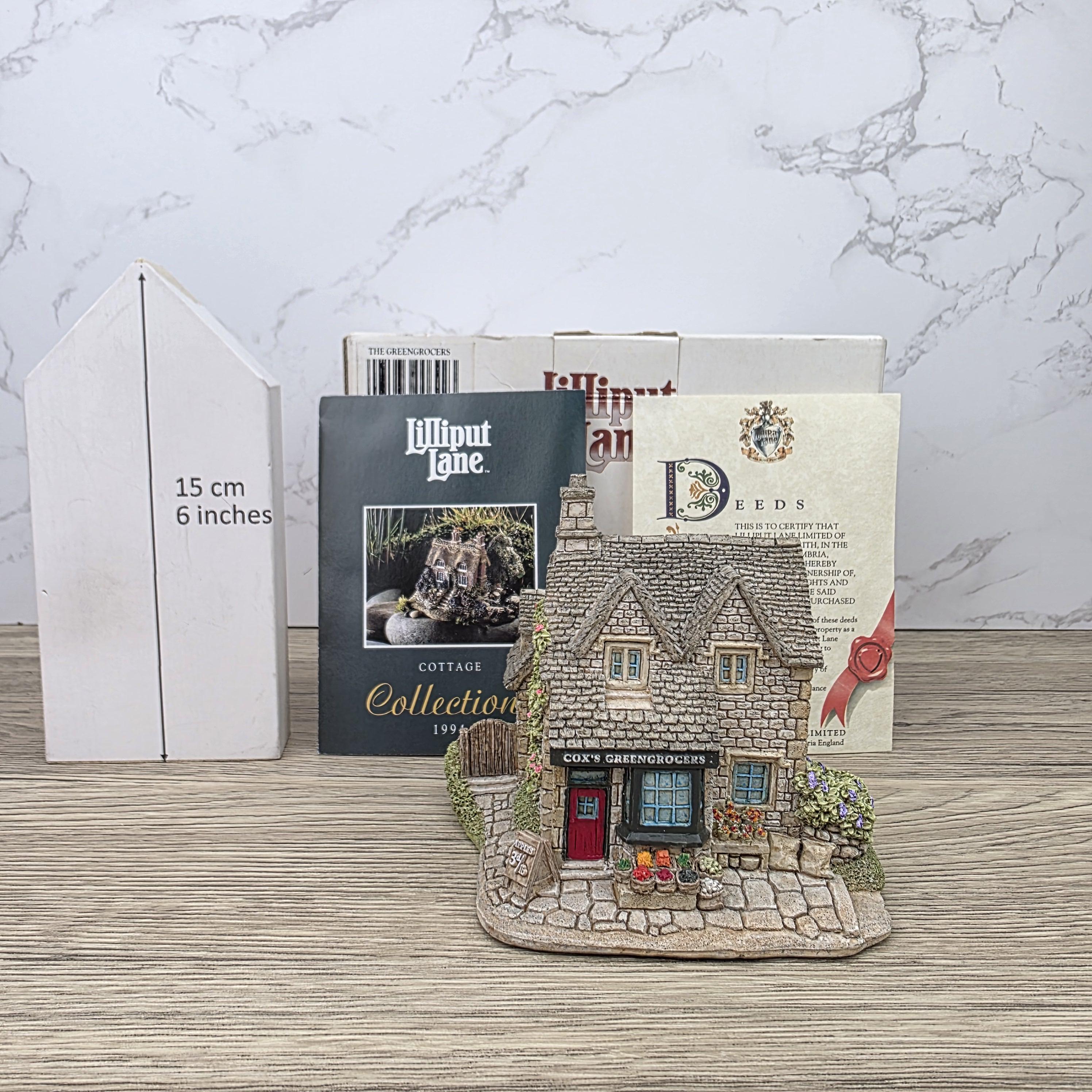 Vintage Lilliput Lane the Greengrocers 1991 Collectible Village 
