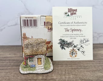 LILLIPUT LANE Honeysuckle Plaque, Collectors Club 10th Anniversary