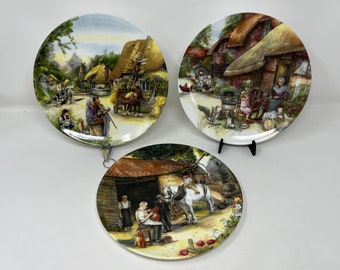 Royal Doulton Collectors Plate by Susan Neale, Old Country Crafts Limited Edition Bone China Plates, Made in England