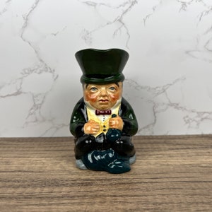 Vintage Toby Jugs Staffordshire Roy Kirkham Pottery Toby Jug Richman 976, Hand Painted Milk Jug, Antique Kitchen Decor, Character Jug