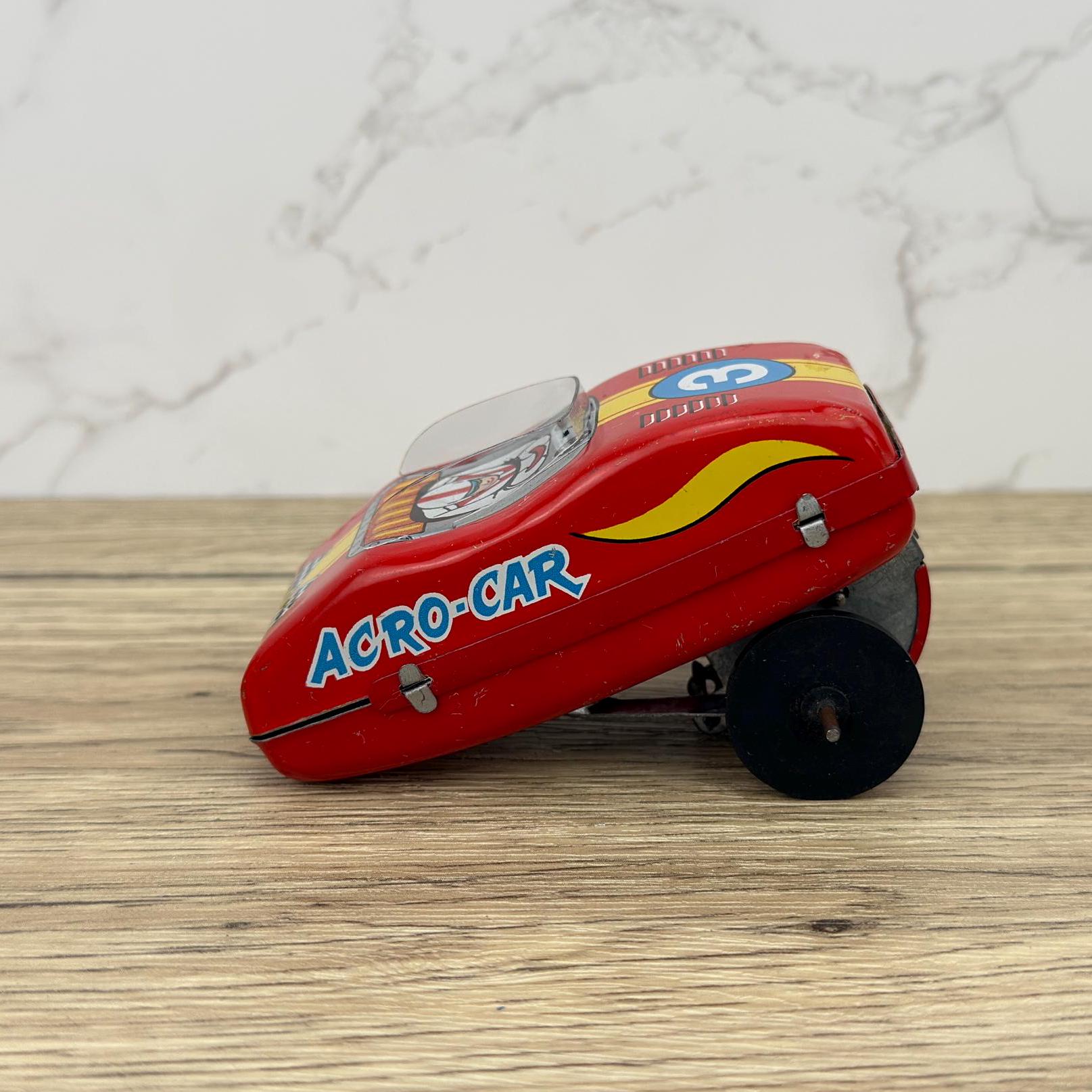 Ancien jouet tôle rare Aéroglisseur mécanique TM JAPAN Modern Toys Années 60 tin