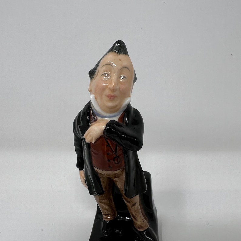 Royal Doulton Figure of Pecksniff, Charles Dickens Figurines, Vintage