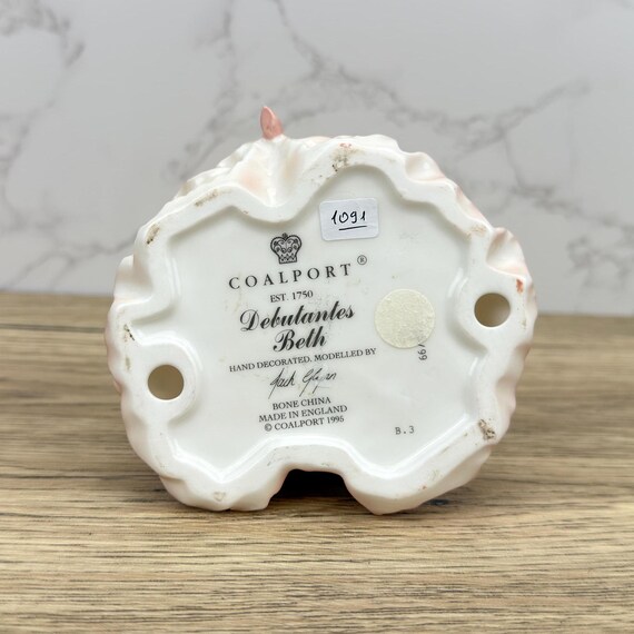 Vintage Coalport Bone China Porcelain Figurines, Debutantes