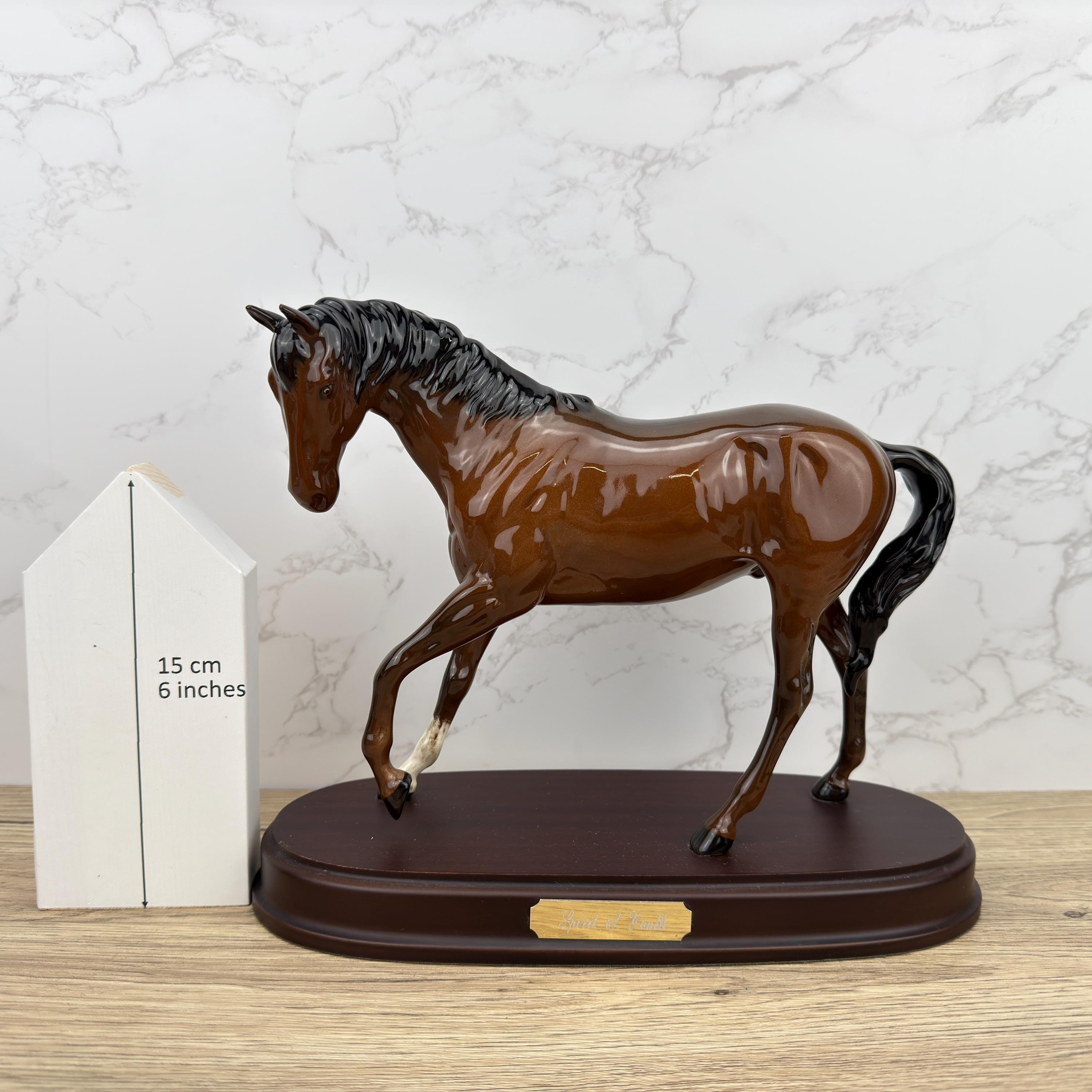 英国 Beswick ベスウィック 馬　ホース 置物　イギリス　19世紀 Beswick England Horse 高さ18cm イギリス製 送料込 | sonota