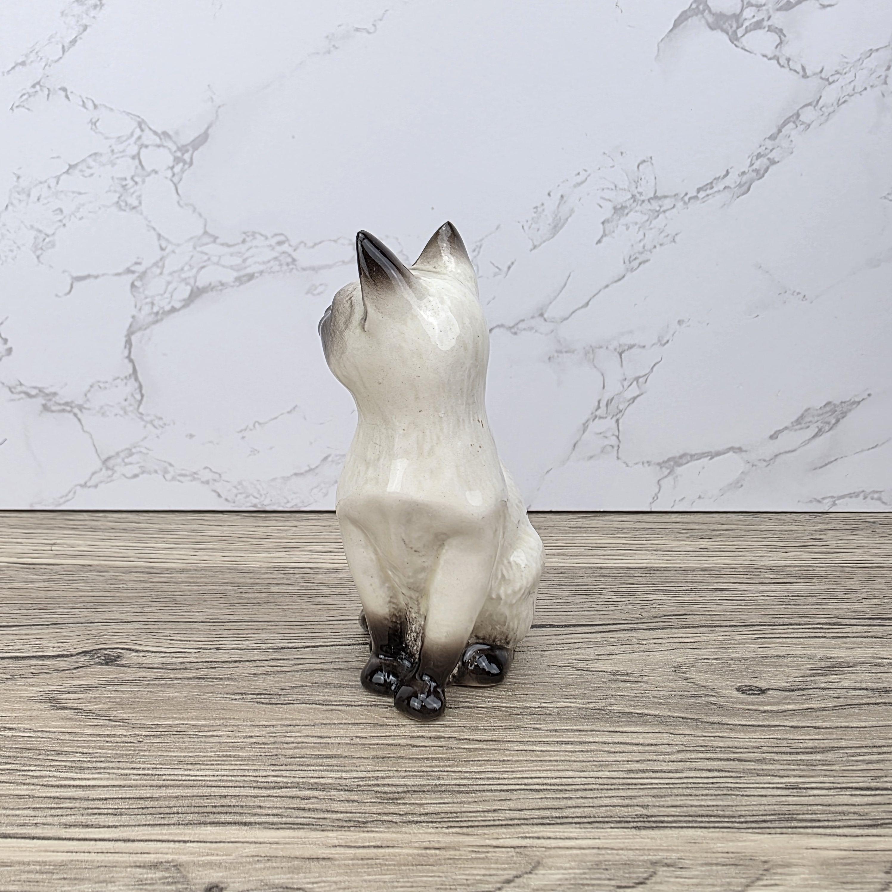 ヴィンテージ ベスウィック シャム猫の置物：イギリスの磁器