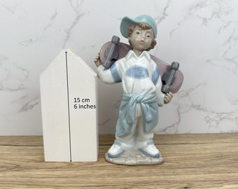 リヤドロ スノーボード少年の磁器製置物「これは楽しい」#8263 - Etsy 日本