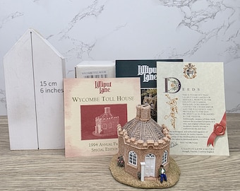 LILLIPUT LANE Honeysuckle Plaque, Collectors Club 10th Anniversary