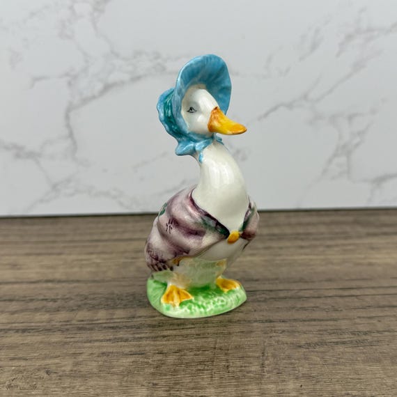 BESWICK Beatrix Potter Jemima Puddleduck Figurine, Vintage Duck
