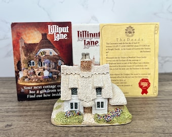 LILLIPUT LANE Honeysuckle Plaque, Collectors Club 10th Anniversary