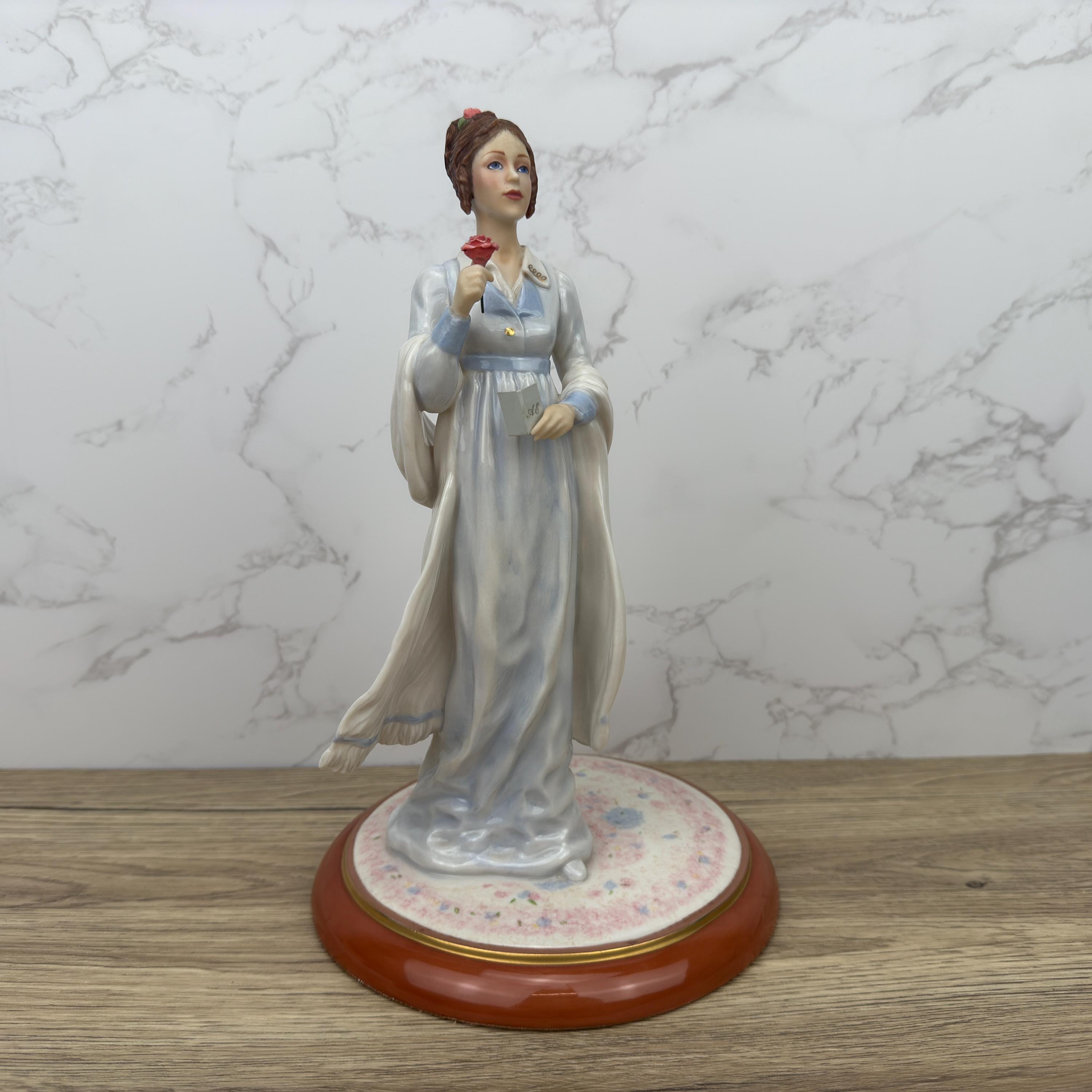 Franklin Mint Porcelain Figurine Jane Austen's ANNE From