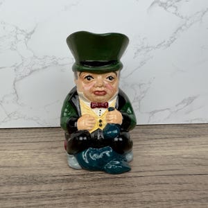 Vintage Toby Jugs Staffordshire Roy Kirkham Pottery Toby Jug Richman 976, Hand Painted Milk Jug, Antique Kitchen Decor, Character Jug